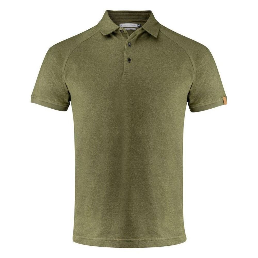 Harvest Mens Brookings Regular Polo Shirt / Moss Green